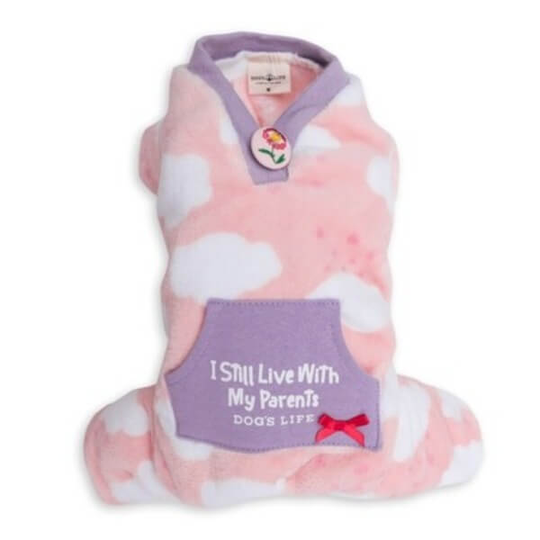 Dog's Life Cloud with Hearts PJ