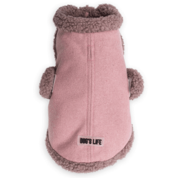 Dog's Life Wool Winter Coat with Sherpa Fleece