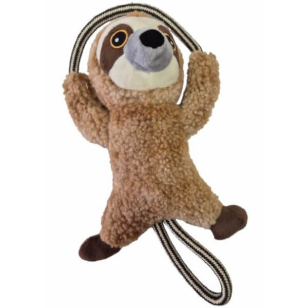 Daro Sloth Plush Rope Dog Toy