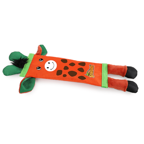 AFP Safari Firehose Giraffe Dog Toy