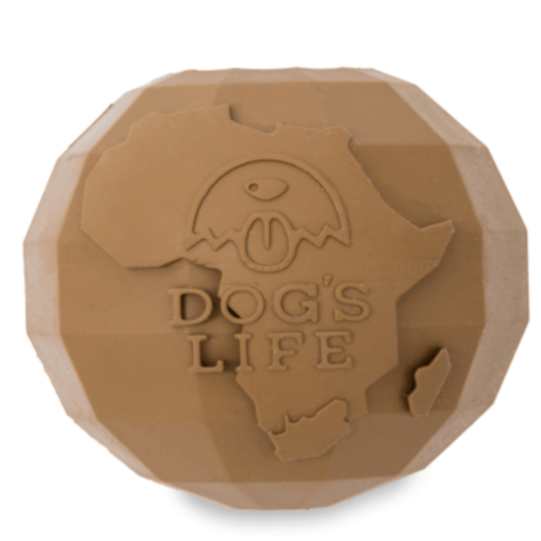 Dog's Life Natural Rubber Dog Ball Africa