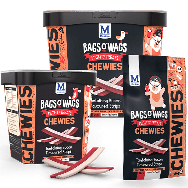 Montego Bags o'Wags Chewies Bacon Strips