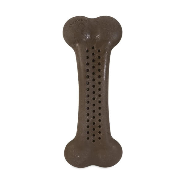 Pet Qwerks Flavorit Barkbone Mesquite Chicken dog chew toy