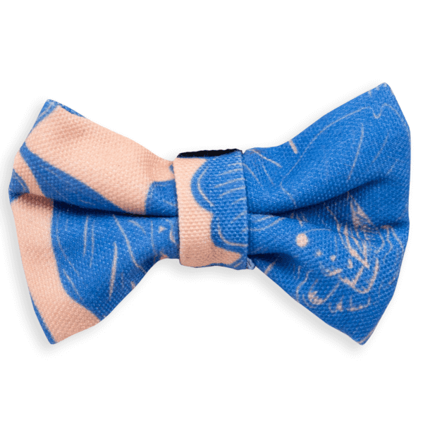 Dog's Life Violet Peonies Bow Tie