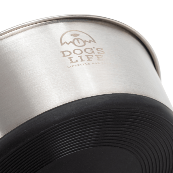 Dog's Life Fuel For Adventures Stainless Steel Bowl