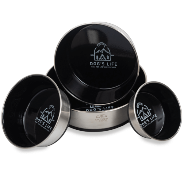 Dog's Life Fuel For Adventures Stainless Steel Bowl
