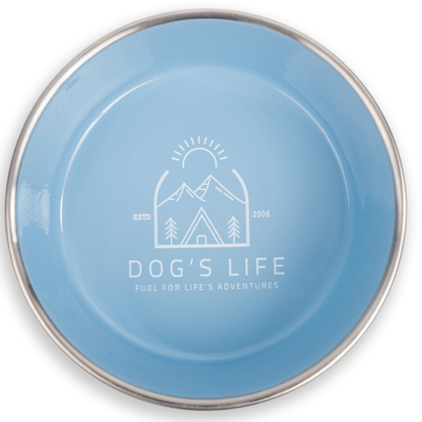 Dog's Life Fuel For Adventures Stainless Steel Bowl