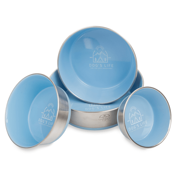 Dog's Life Fuel For Adventures Stainless Steel Bowl