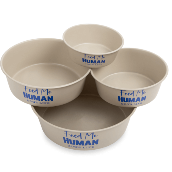 Dog's Life Feed Me Human Stainless Steel Bowl
