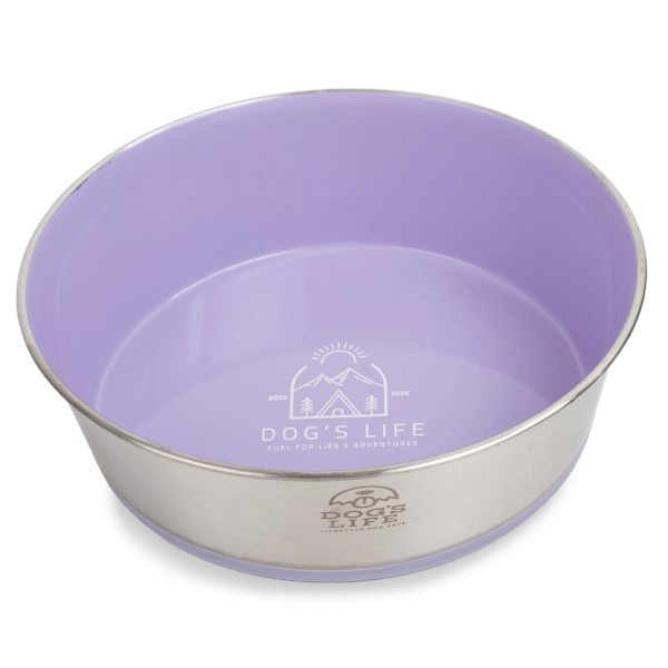 Dog's Life Fuel For Adventures Stainless Steel Bowl