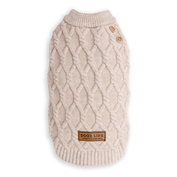 Dog's Life Cableknit Winter Jumper
