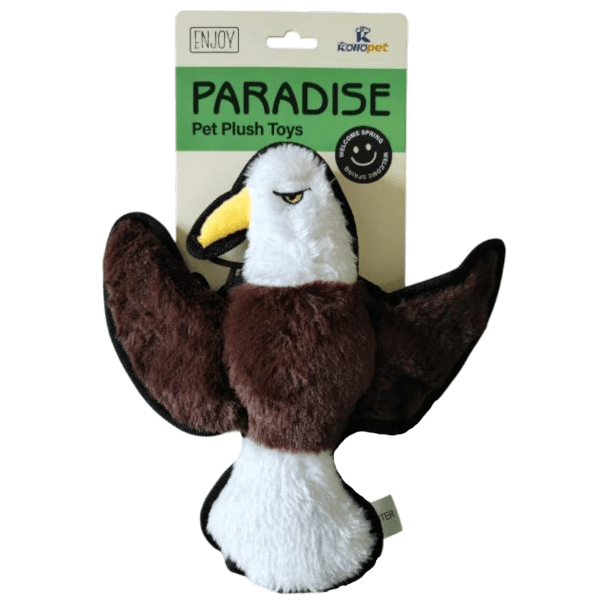 KolloPet Paradise Crinkle Eagle Dog Toy