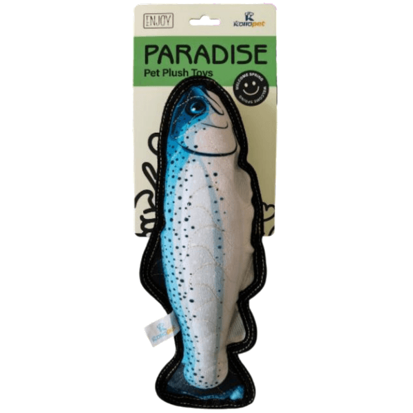 KolloPet Paradise Double Seam Trout Dog Toy