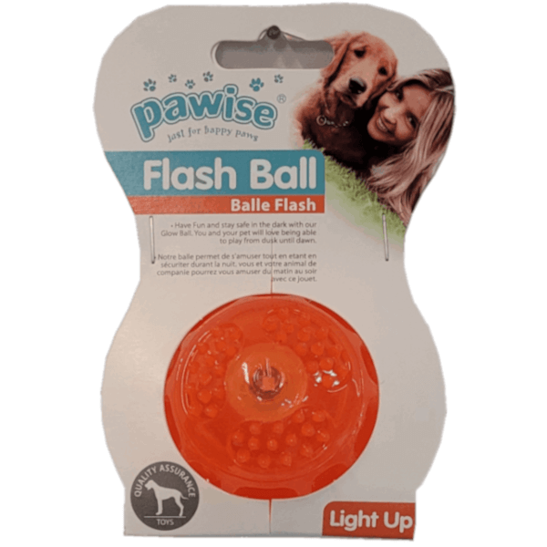 Pawise TPR Flash Ball Dog Toy