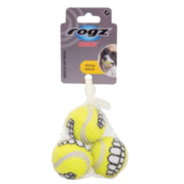 Rogz Grinz Tennis Ball Multi Pack