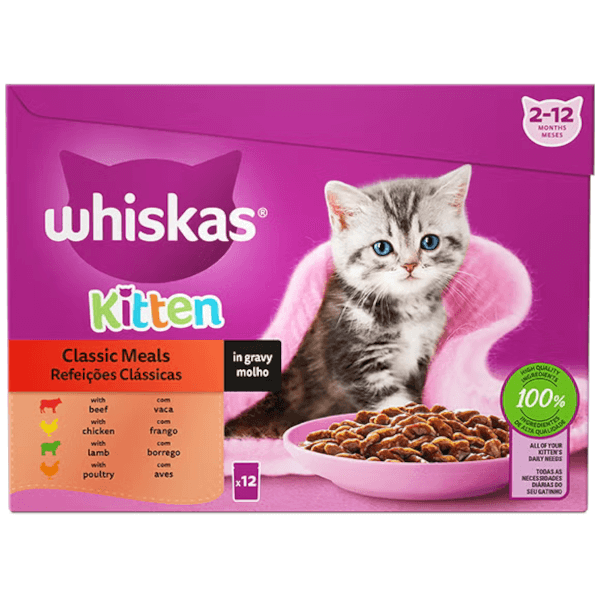 Whiskas Kitten Wet Food 12 x 85g
