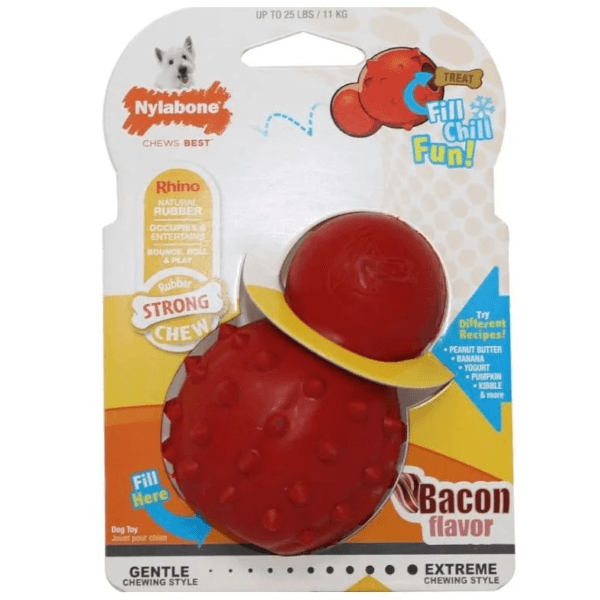 Nylabone Rhino Strong Cone Bacon Flavoured Chew