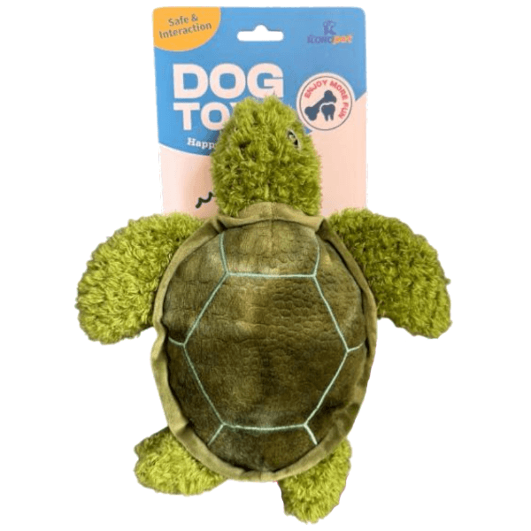 KolloPet Plush Turtle Dog Toy