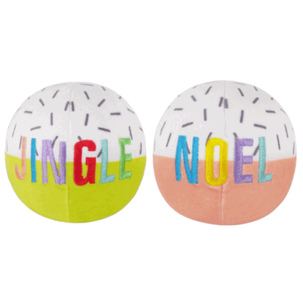 Rosewood Festive Plush Ball Duo Toy