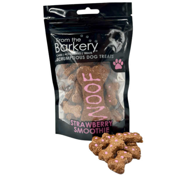 From The Barkery Strawberry Smoothie Dog Treat