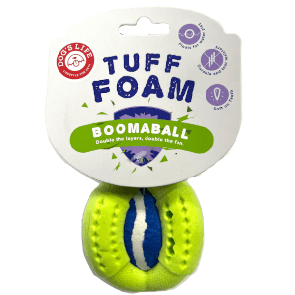 Dog's Life Tuff Foam Boomaball Dog Toy