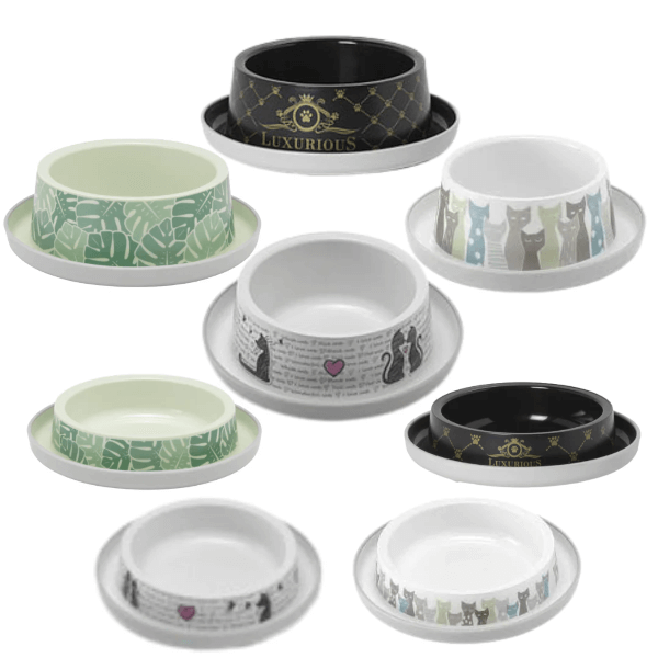Trendy Dinner Cat Bowl