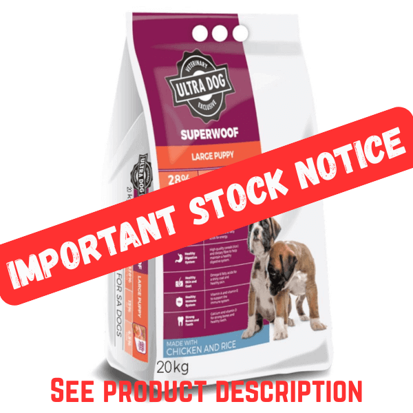 Ultra Dog Superwoof Chicken & Rice Large Breed Puppy 20kg