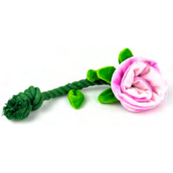 Zugo Rose Plush Dog Toy
