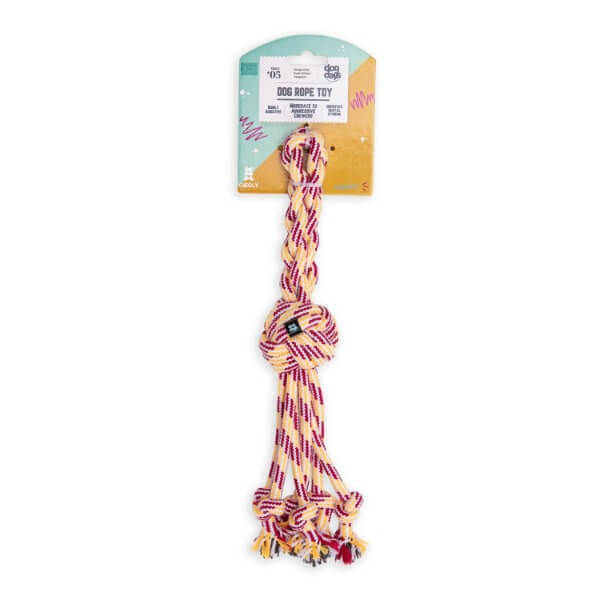 Dog Days Ball with Tassel Rope Dog Toy