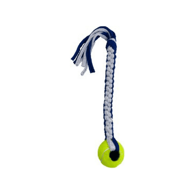 Supa-Chew Cotton Rope with Ball Dog Toy