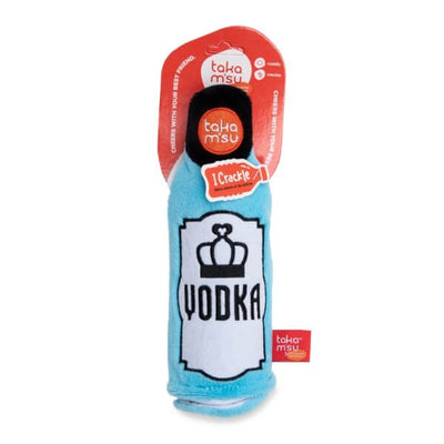 TKM Crinkling Alcoholic Beverages Vodka Plush Dog Toy