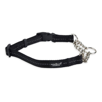 Dog's Life Reflective Martingale Chain Dog Collar