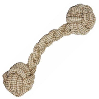 Daro Natural Rope Plaited Bone Dog Toy