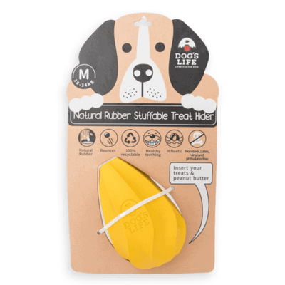 Dog's Life Natural Rubber Stuffable Dog Toy