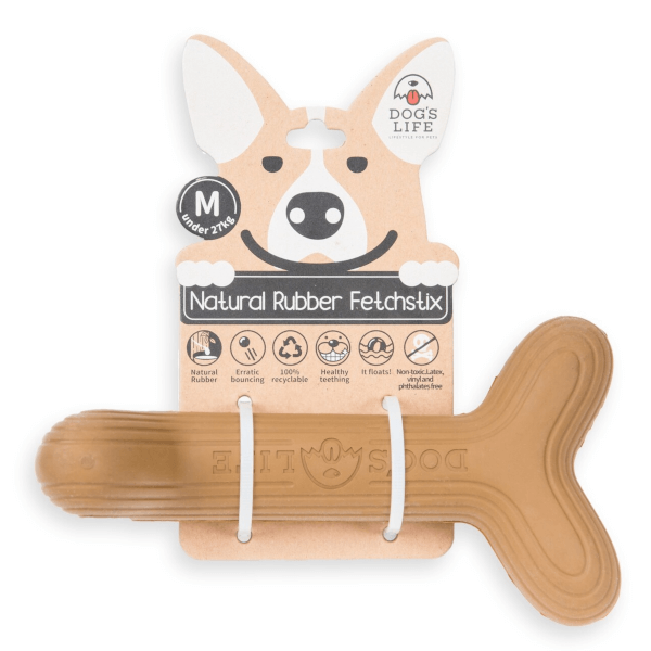 Dog's Life Natural Rubber Dog Fetchstix
