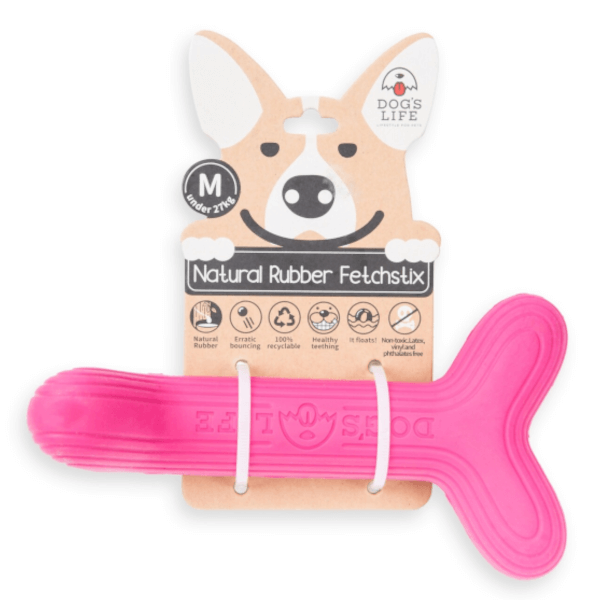 Dog's Life Natural Rubber Dog Fetchstix