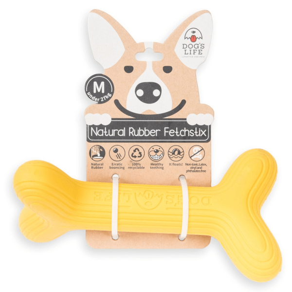 Dog's Life Natural Rubber Dog Fetchstix