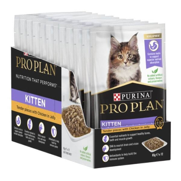 Pro Plan Feline Kitten Wet Food 12 x 85g