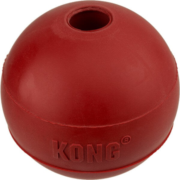 Kong Red Rubber Ball with Hole - Small