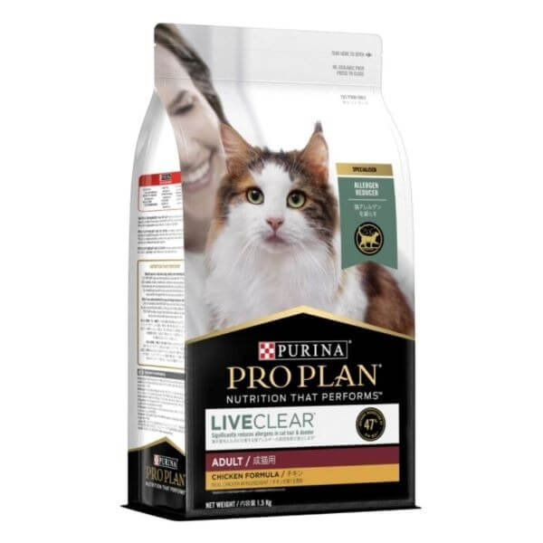 Pro Plan Feline Adult Dry LiveClear Chicken 1.5kg