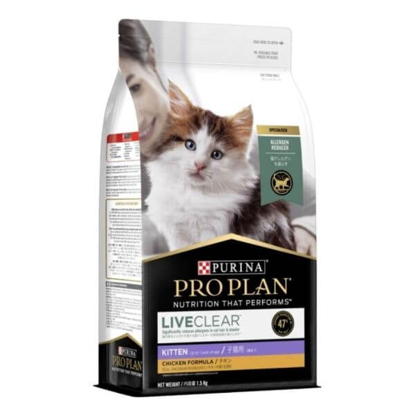 Pro Plan Feline Kitten Dry LiveClear Chicken 1.5kg