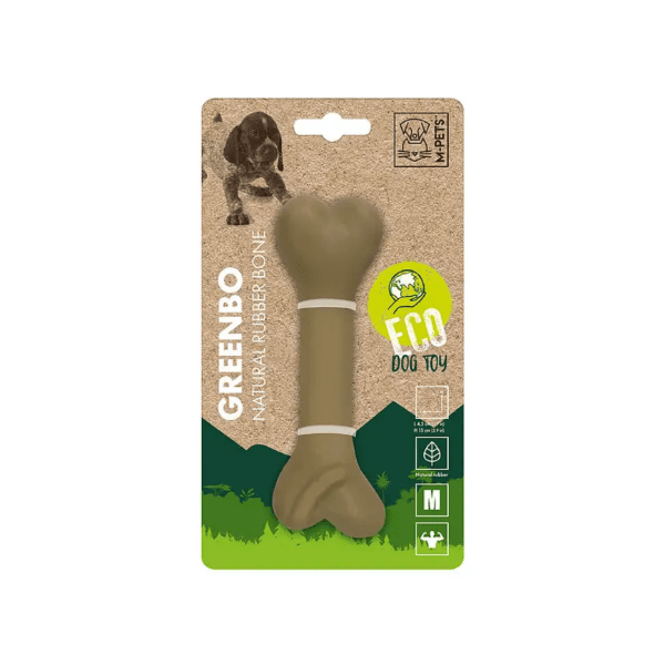 M-Pets Greenbo Natural Rubber Bone