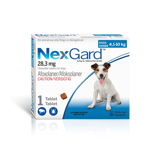 Nexgard Chewable Tablets for dogs