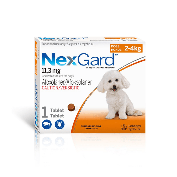 Nexgard Chewable Tablets for dogs