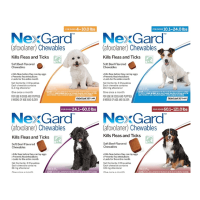 Nexgard Chewable Tablets for dogs