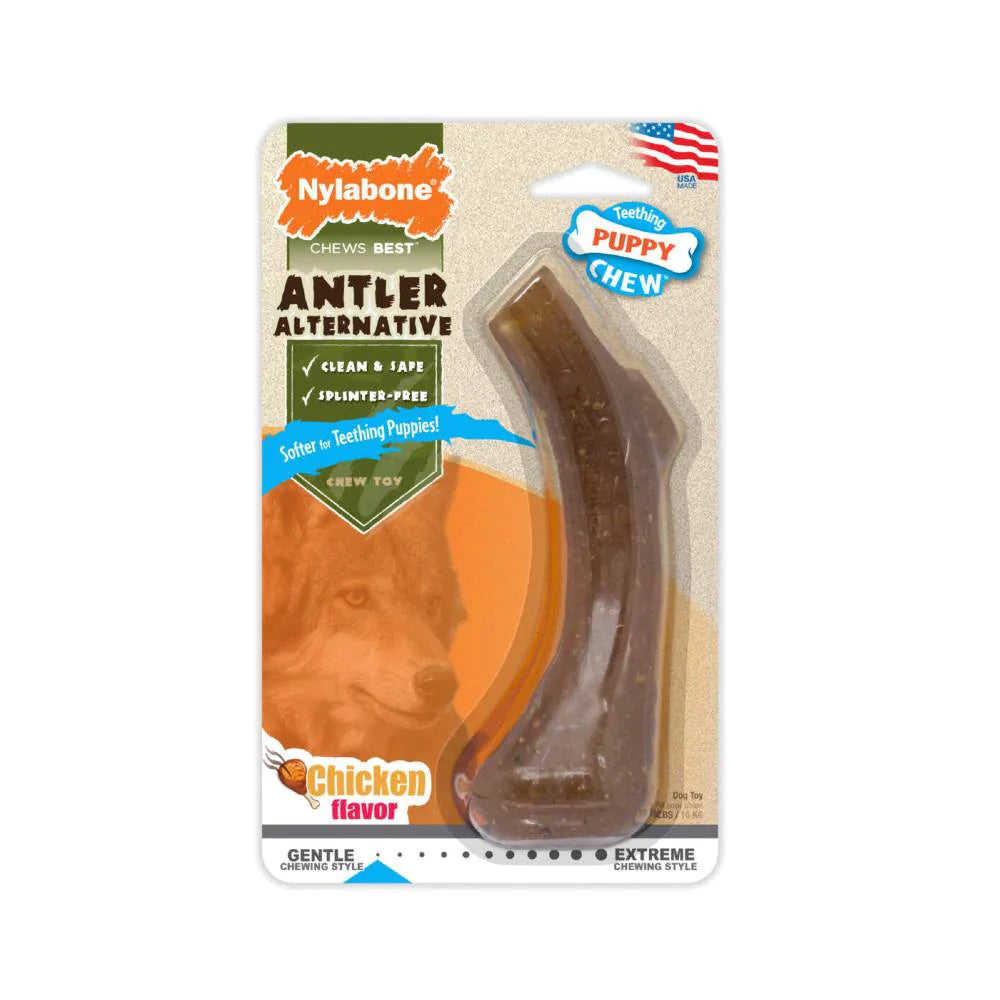 Nylabone - Antler Chew - Chicken - XSmall - Puppy