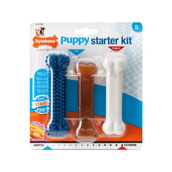 Nylabone Puppy Starter Kit 3 Pack Small