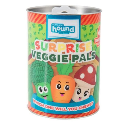 Outward Hound Surprise Veggie Pals Dog Toys