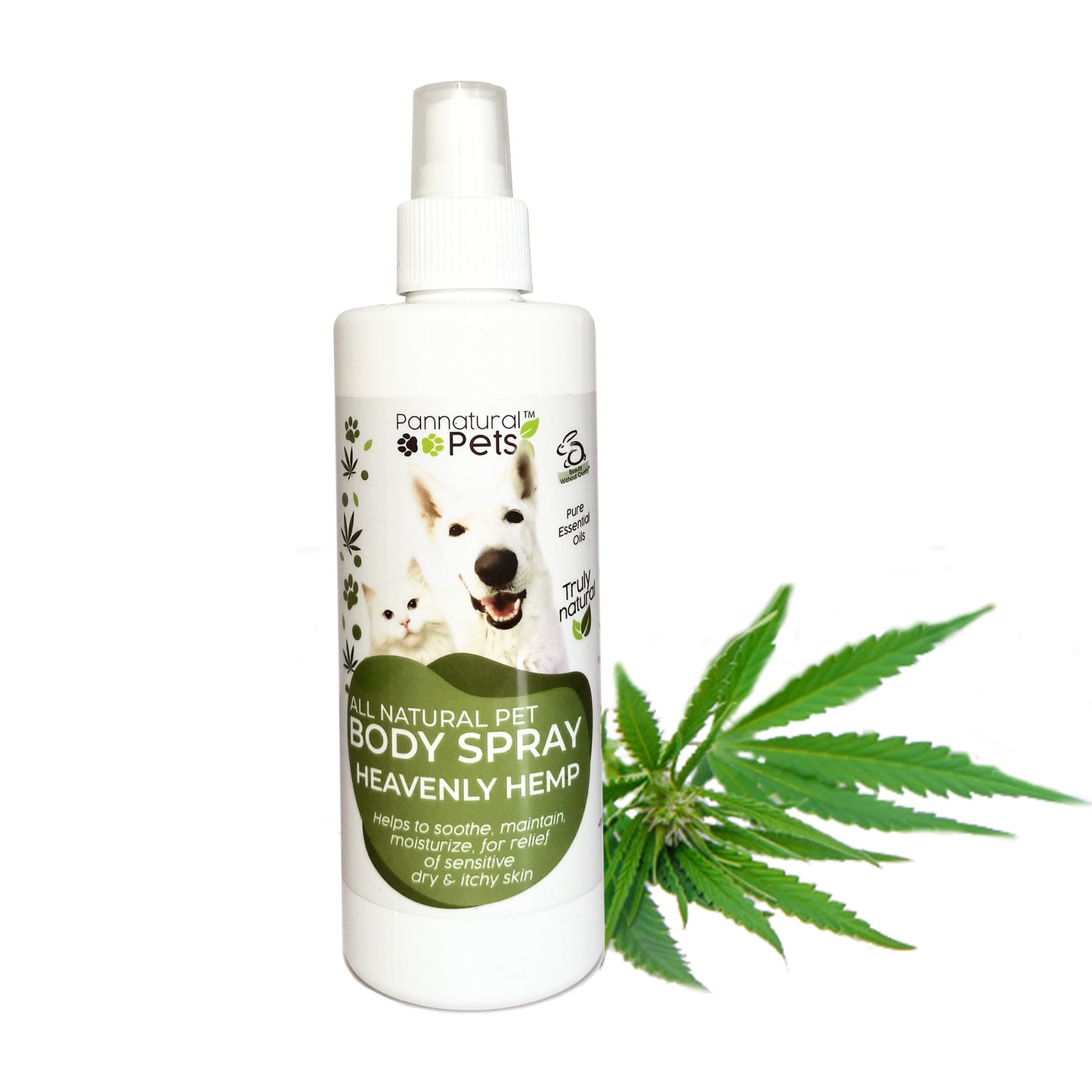 Pannatural Pets On the spot Body Spray Heavenly Hemp 250ml