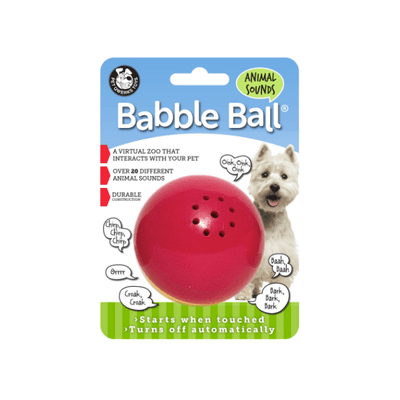 Pet Qwerks Animal Sounds Babble Ball